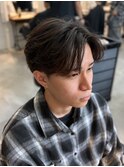 ダウンパーマ/センターパート/ニュアンスパーマ/韓国/橋本修杜