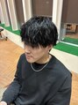 ユニックス イオンレイクタウン店(UNIX)&nbsp;マッシュベースに束感パーマで作る無造作ヘア
