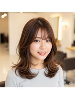 ネイヴスヘアー 福工大駅前店(Neivs Hair)&nbsp;韓国風くびれミディー
