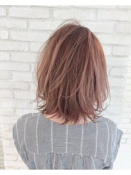 ロンド 表参道店(Lond) 【Lond】津賀雅也　スモークピンクのラフスタイル♪