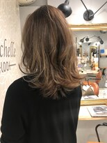 ミッシェル アフロート(michelle afloat)&nbsp;10代20代30代40代50代Cカーブランダム外ハネグレージュレイヤー