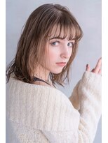 レニーバイエース(LANY by ACE)&nbsp;【LANY 横浜】 シースルーバング×ミルクティーベージュ