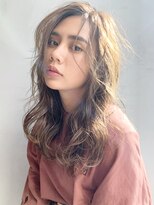 アルバム 銀座(ALBUM GINZA) 無造作ロング_外ハネボブアッシュブラウンネオウルフ_76823