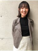 ハネ感で遊ぶパツっとボブ