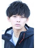 王道ツーブロックショートレイヤーマッシュ