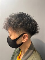 スパイラルパーマ/刈り上げ/フェードカット