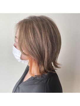 フィーリー ヘア デザイン 太田店(feAry) 脱白髪染め/インナーカラー/ハイライト