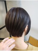 20代30代/くせ毛カバー/透明感ショート/ツヤ髪