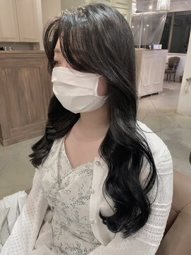 フォンド 津田沼(fond.) ヨシンモリ韓国ヘア×ブルーブラック