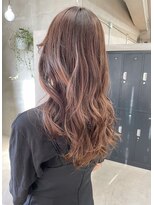 テトヘアー(teto hair)&nbsp;ブラウンカラー　ベージュカラー　ロングヘア　巻き髪