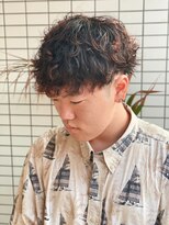 スウェル 船橋店(Swell)&nbsp;ハイライト/マッシュパーマ/ウルフ/波巻き/メンズ