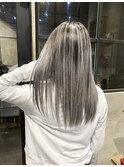 フルバング ブラウン 似合わせカット カルマパーマ