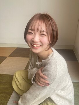 パザパ 成沢店(pa.za.pa.) マッシュショート×ミルクティーベージュ×大人ガーリー/20代