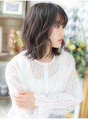 バレイヤージュシースルーバング3Dレイヤーh3戸頭20代30代40代