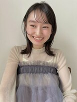 ディッセンバー 渋谷(December)&nbsp;【December】小顔カット/ブリーチなしオリーブベージュ