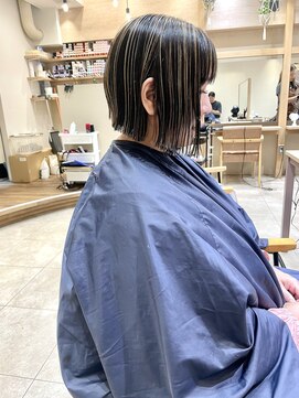 ルーチェヘアー 【森勇樹指名限定】アンブレラカラー×ミニボブ