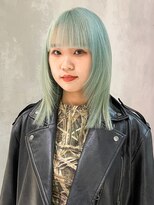 アルバム 渋谷パルコ(ALBUM)&nbsp;フレンチカジュアルニュアンスカラーブルーシルバー_9969