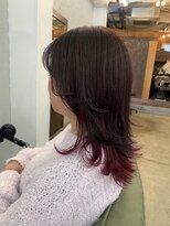 ヘアメイク デザート(HAIR MAKE DESART)&nbsp;佐藤洋一【インナーカラー　ファンシーピンク】