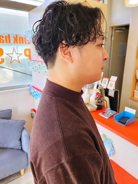 リップソウル(RIP SOUL) 《RIP SOUL》波巻きパーマ センターパートショート