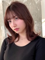 くびれヘア/レイヤーカット/20代30代40代/ミディアムボブ