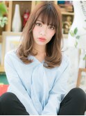 透けバング流れるレイヤー小顔抜け感ヘアc6川口20代30代40代