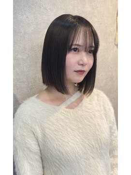 パーミル ヘア クマモト(permille ‰ hair Kumamoto) ボブ×切りっぱなし