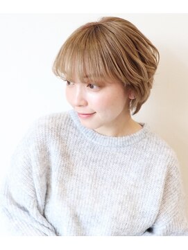 アイ(I.) 【 Ｉ. 】30代からのナチュラル前下がりショートボブ　川口