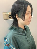 キューズ クラブ(cuz KLUB)&nbsp;【cuzKLUB】ウルフインナーカラーグリーン【池袋】