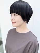 ヒビカ(HIBIKA)&nbsp;大人マッシュショート　ブルーブラック