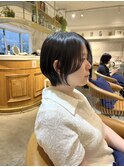 ミニウルフレイヤーカット顔周り前髪韓国ショートボブ/吉祥寺