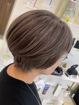 ルプル バイ フェイス 磯子(L'pul by face) 白髪ぼかし×エアタッチ