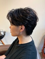 ビハインドザカーテン(BEHIND THE CURTAIN)&nbsp;フェザーショート×メンズ×パーマ×トリートメント