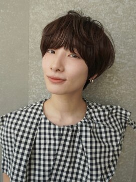 ロンド パルティール 大宮(Lond partir) 暗めカラー/グランマッシュ/デザインカラー/ショートボブ/大宮