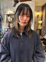 トレンチ(TRENCH) レイヤーカット インナーカラー ダブルカラー