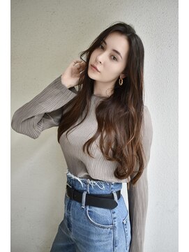 ブゾン(buZon) 大人ロングスタイル×ゆるふわパーマ