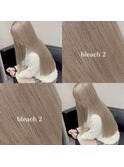 13224ブリーチ&ダブルカラーミルクティーベージュ韓国レイヤー