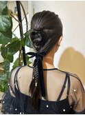 結婚式参列ヘア