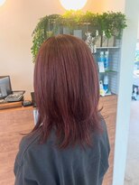 ネイビー グラ ヘアー ストーリー(NAVY gra HAIR STORY)&nbsp;秋に映えるレッドブラウンカラー♪