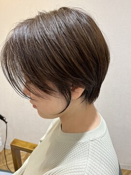 ハクバイジェービー 稲毛(hak by jb) 丸型◎髪質改善カラーで作るアッシュベージュ[稲毛駅/白髪染め]