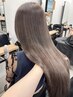 【榎園指名限定】カット+ブリーチなしWカラー+髪質改善ケラチントリート