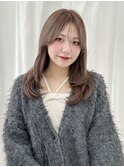 韓国スタイル/透明感カラー/レイヤーカット