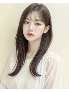 さらさらロングヘア