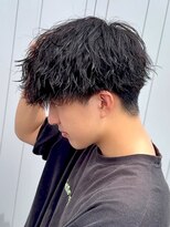 エルマーク 四条烏丸(L-MARK) ツイストスパイラル/メンズ/学割/アップバング/センターパート