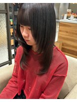 ジルフラン(JILL franc) 顔周りレイヤー2/28髪質改善ストレート