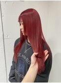 シールエクステ冬カラーで韓国っぽ艶髪ロング