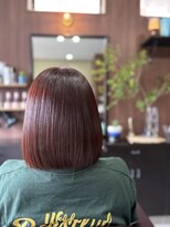 アオイ(Aoi)&nbsp;大人女性に人気の艶感レッドカラーと髪質改善