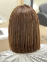 ココットヘアー(cocoto hair) まとまり重視のベージュストレートボブ