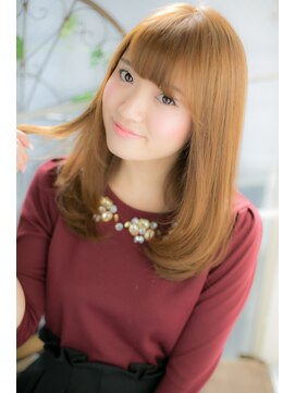 ユーフォリア 新宿通り(Euphoria) 【Euphoria】重×軽でかわい☆ストレートミディ☆