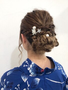 ネオリーブアオバ 高田馬場店(Neolive aoba) 【高田馬場/aoba】浴衣着付け/ヘアセット/アレンジ/シニオン
