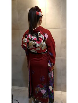 美容室さかもと 本店 成人式前撮り